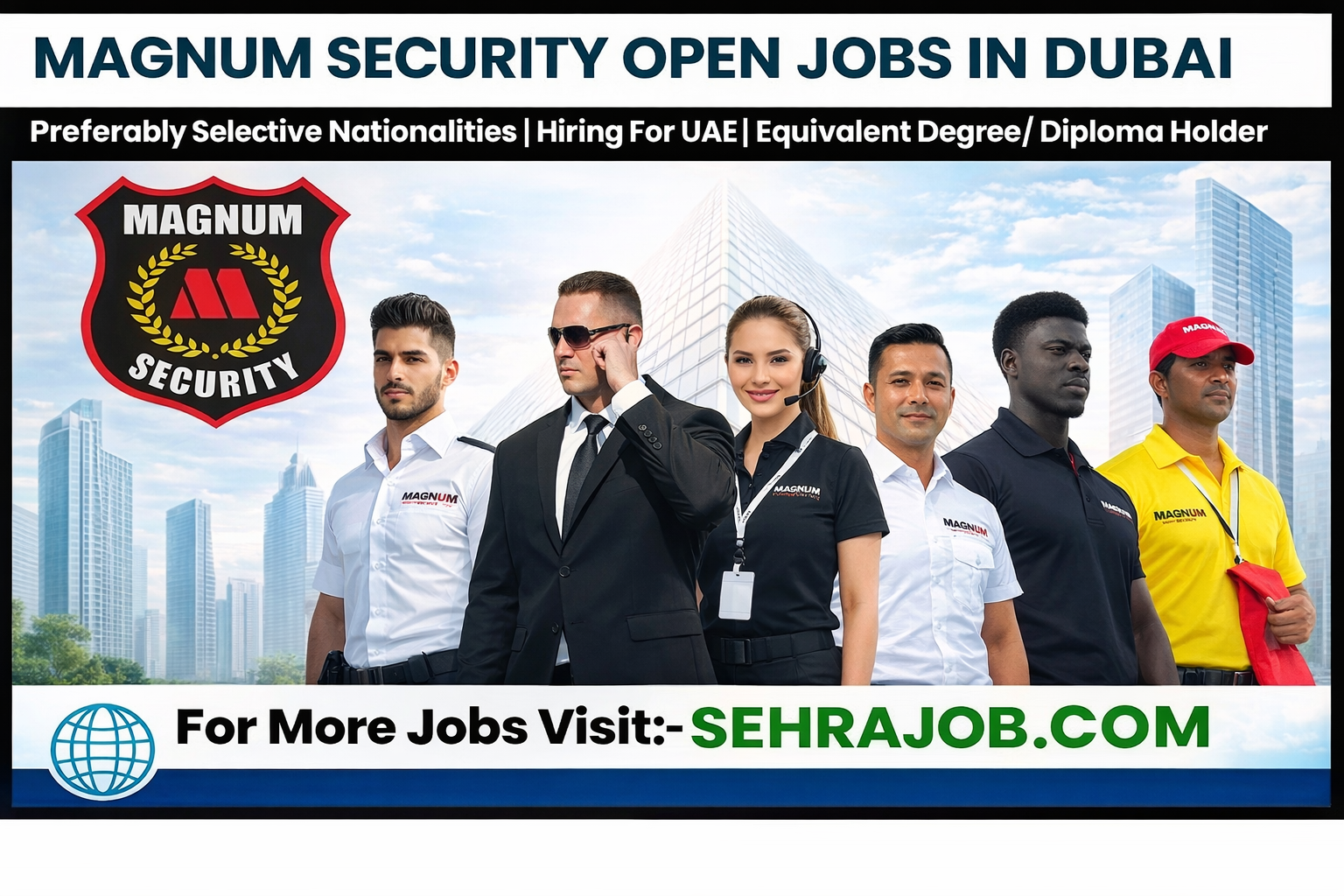 Magnum Security Dubai Jobs 2026 Walk in Interview UAE Security Careers