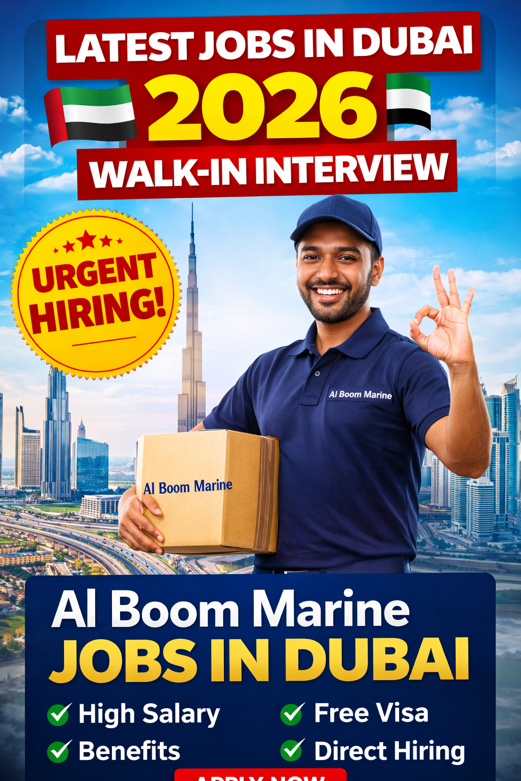Al Boom Marine Jobs in Dubai 2026