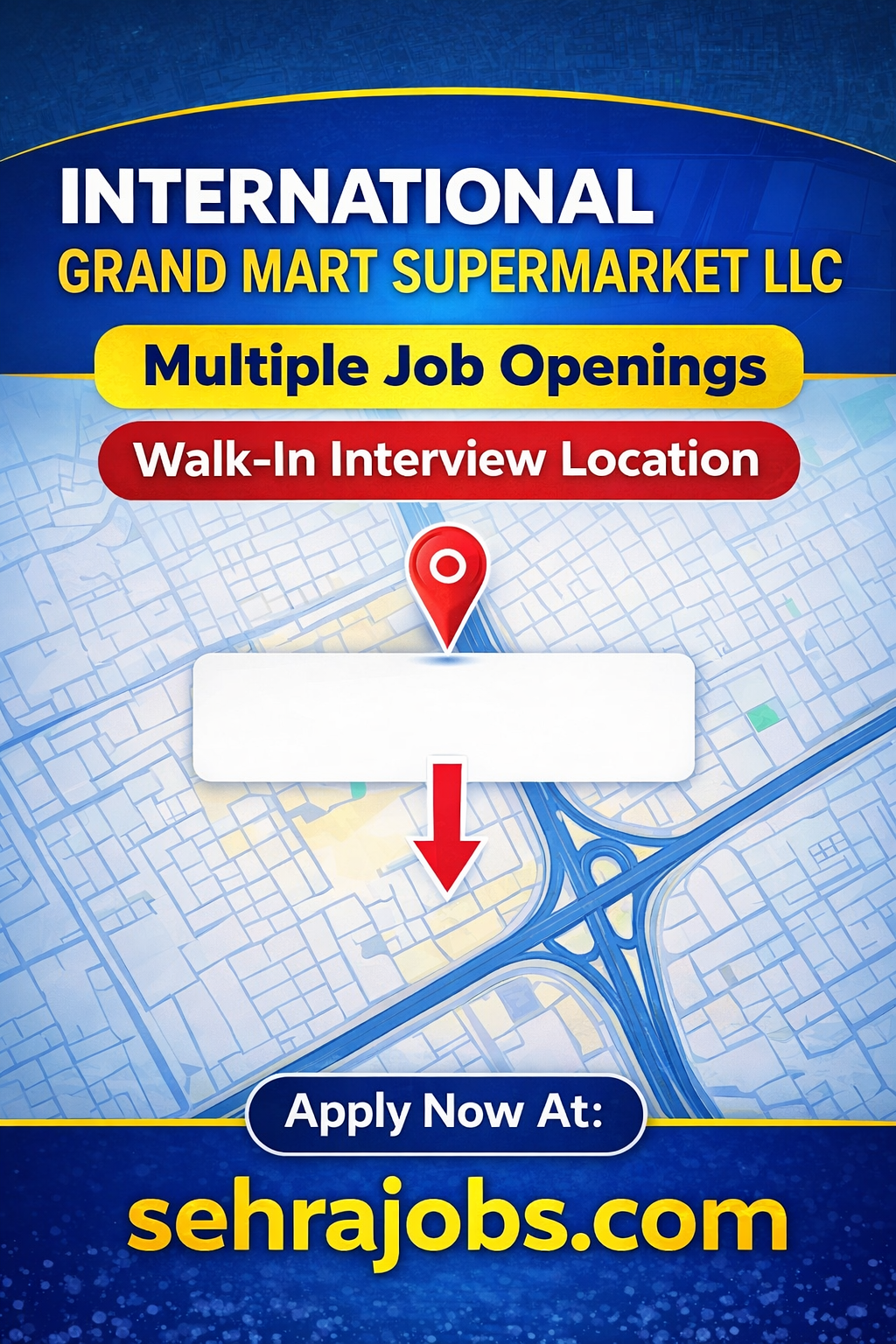Grand Mart UAE jobs walk-in interview 2026 sehrajobs